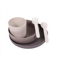 Set 5 accesorii masa bebelusi Bo Jungle Gri