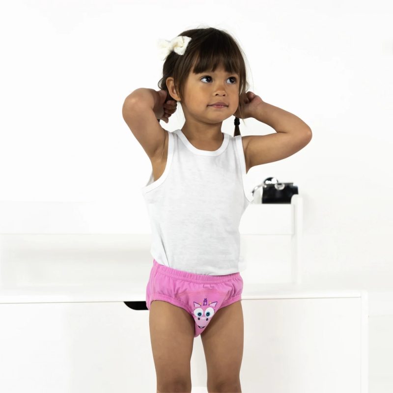 Set de 3 chilotei de antrenament la olita My Little Training Pants 18-24 luni Pink Dragon