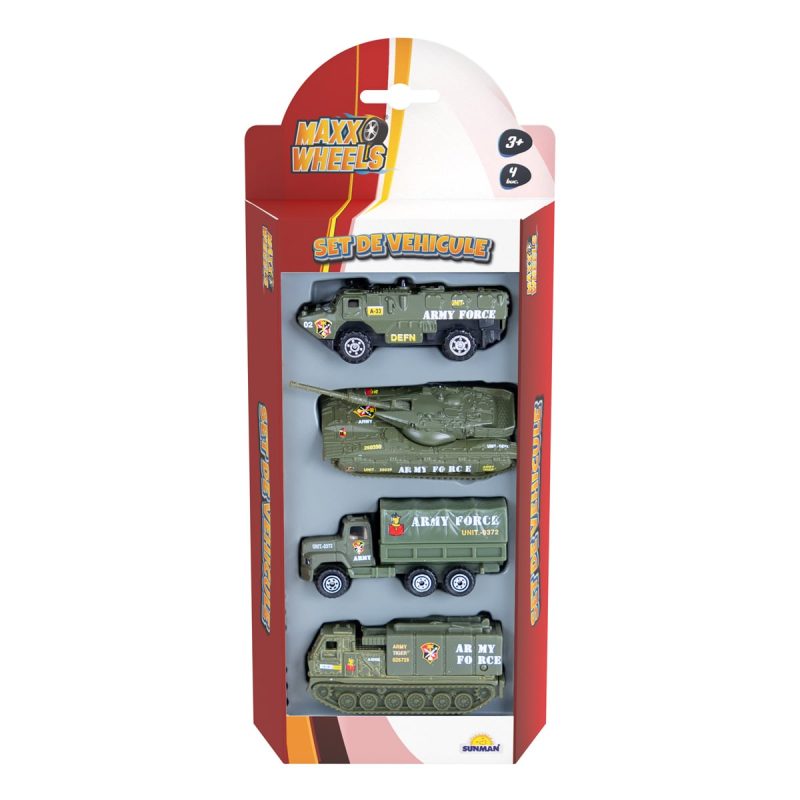 Set de vehicule, Maxx Wheels, Army