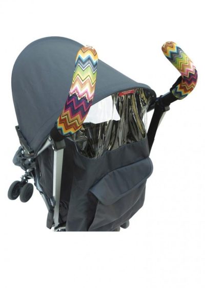 Set protectii neopren pentru manere carucior gri