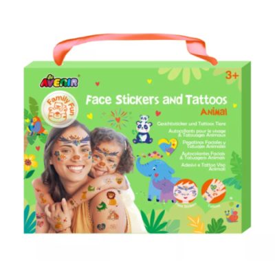 Stickere si tatuaje pentru fata - set parinte-copil - distractie in familie