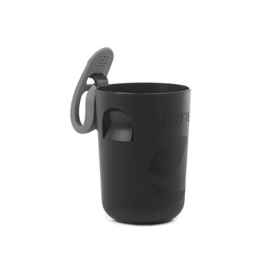 Suport pentru carucior, Jane, Universal, Pentru biberon/sticla, 15 x 5 x 21 cm, Negru