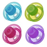 Suzeta silicon rotunda Minut Baby 3+ verde