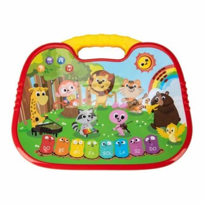 Tabla interactiva educativa, Free2Play, Cu sunete de animale si instrumente muzicale, limba engleza, 3 ani+