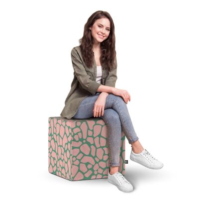 Taburet Updeco cub XL Giraffe dusty pink