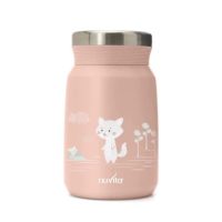 Termos din otel inoxidabil Nuvita English Rose pentru alimente lichide si solide 500 ml