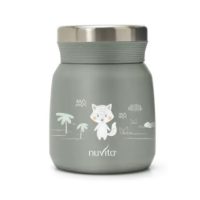 Termos din otel inoxidabil Nuvita Sage Green pentru alimente lichide si solide 300 ml