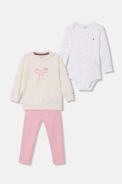 Tommy Hilfiger  compleu pentru bebeluși din bumbac cu elastan