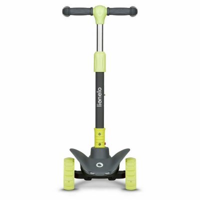 Trotineta Lionelo Timy Verde cu 3 roti LED, ghidon reglabil, pliabila, platforma antiderapanta, greutate suportata 50 kg, varsta 3 ani+