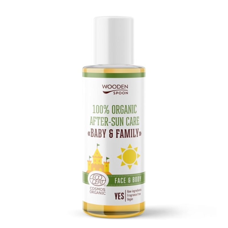 Ulei dupa plaja Wooden Spoon pentru bebelusi si adulti bio 100ml