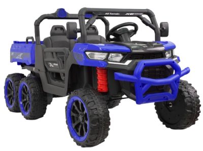 UTV electric pentru 2 copii Kinderauto X-Force 300W 24V premium, culoare albastru